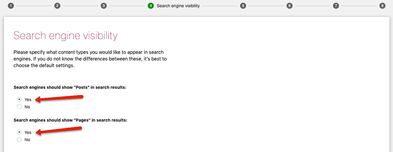 Select what content on your cannabis blog should show up in search engines.