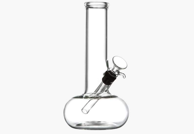 Clear Glass Buoy Base Beaker Bong.