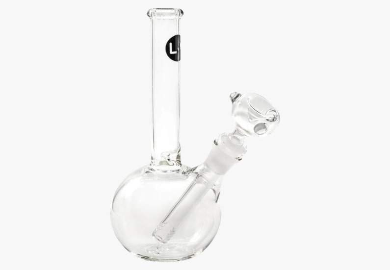 LA Pipes Simply Guy Bubble Base Ice Bong.